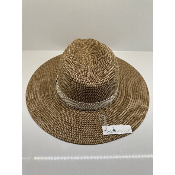 Hadley wren Mesa Panama Hat Toffee/Cream new main image 6